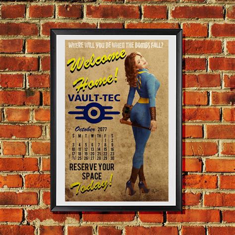 vault tec poster|vintage vault tec poster.